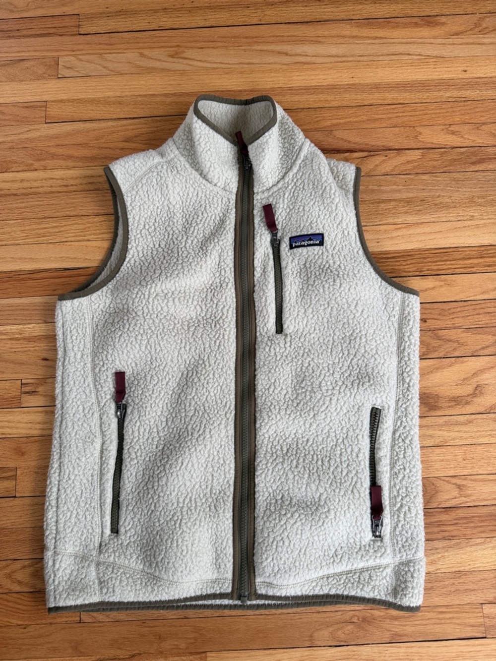 Patagonia Cream Sherpa Vest